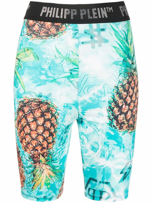 Pineapple Stones Stones Cycling Shorts