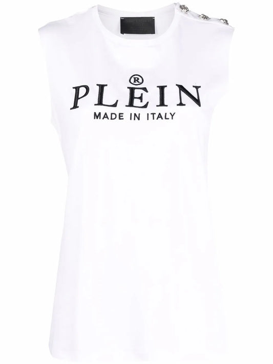 Iconic Plein Vest Top