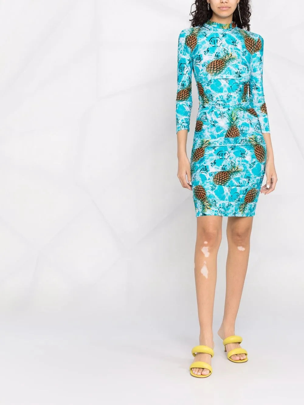 Pineapple Skies Short Dress