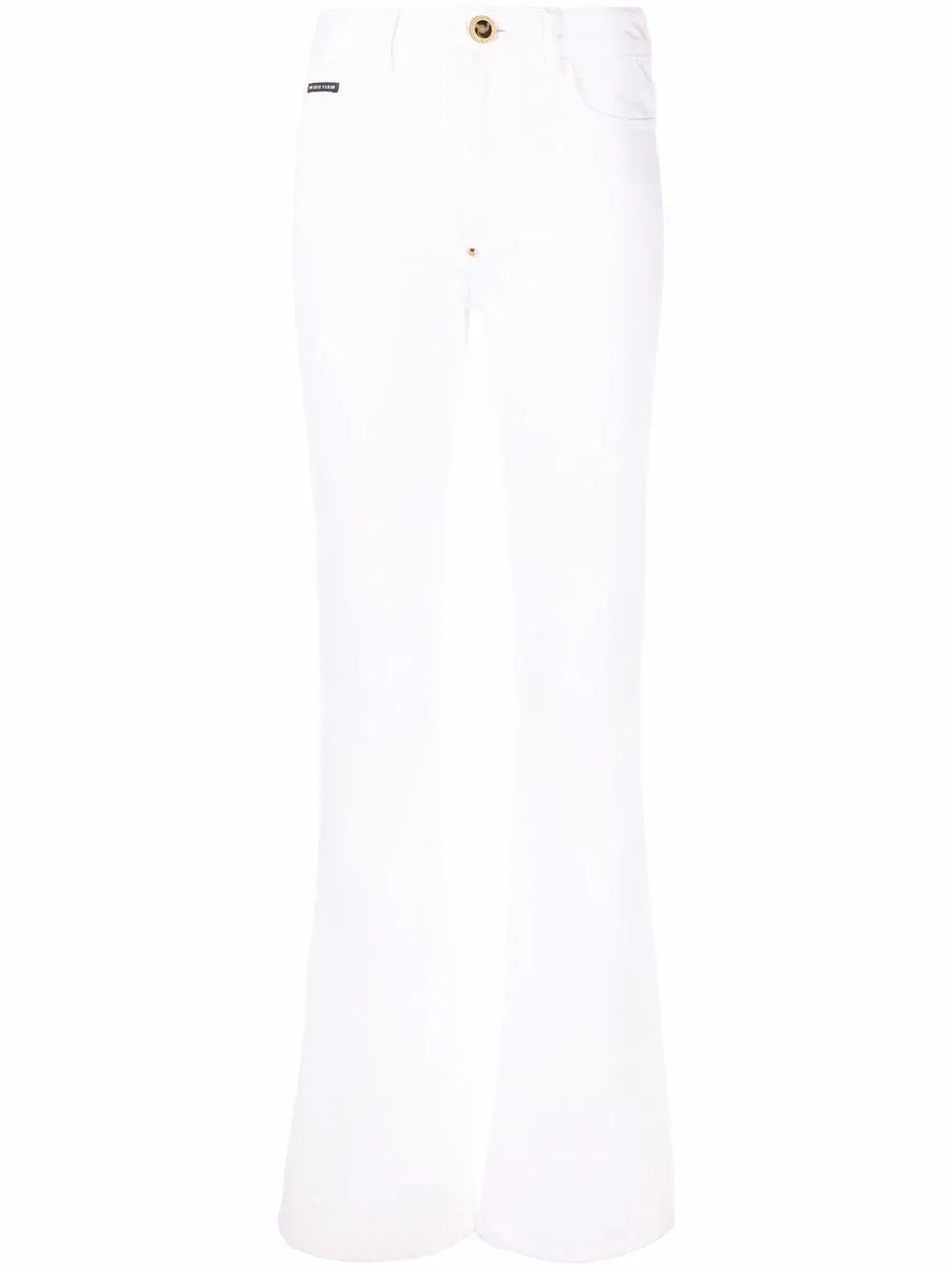 High-Waisted Flared Jeans