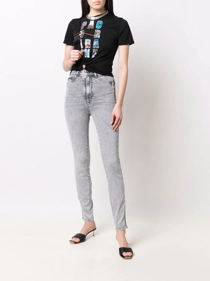 Gemstone High-Waist Jeggings