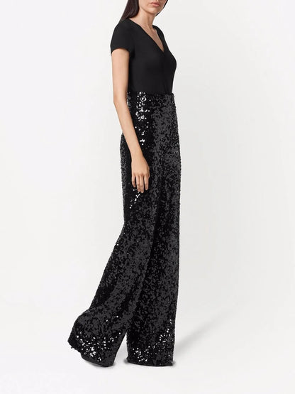 Gothic Plein Sequinned Trousers