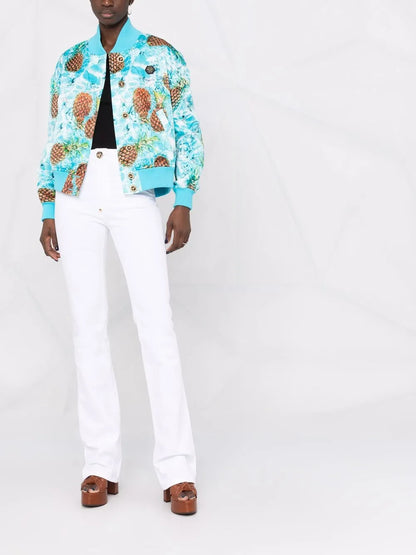Pineapple Skies Bomber Jacket