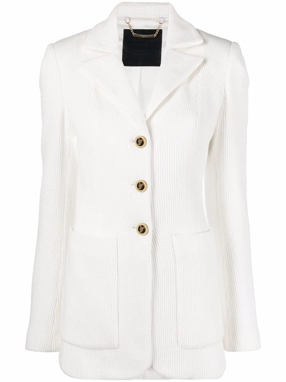 Single-Breasted Cotton Blazer