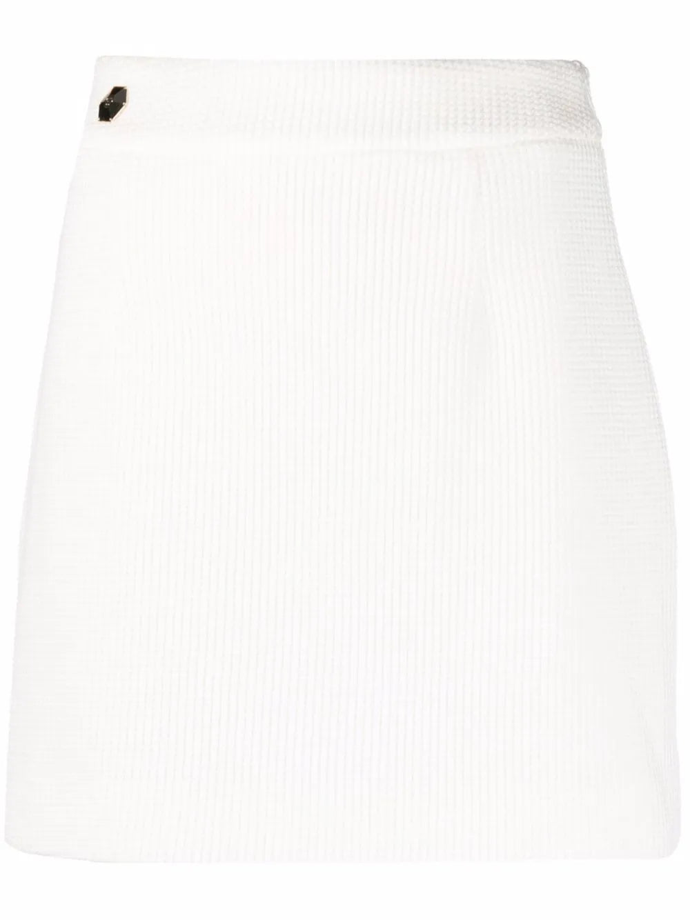 Logo-Plaque Detail Skirt