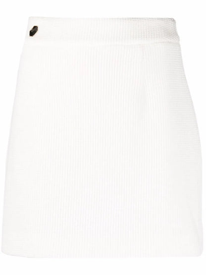 Logo-Plaque Detail Skirt
