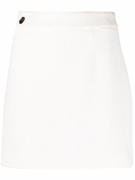 Logo-Plaque Detail Skirt