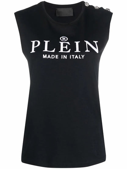 Iconic Plein Vest Top