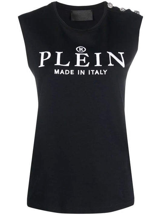Iconic Plein Vest Top