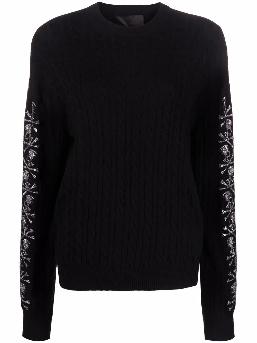 Sequin Skull Pullover Jumper