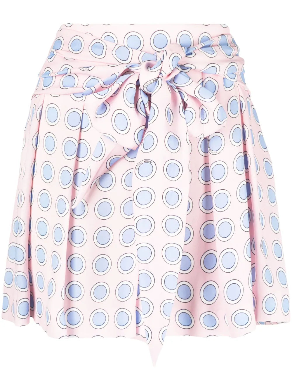 Spot-Print Tied-Waist Shorts