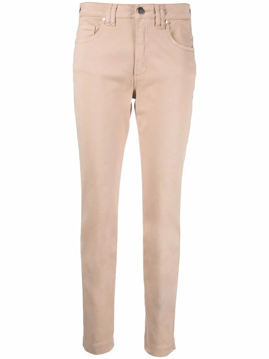 Slim-Cut Straight-Leg Trousers
