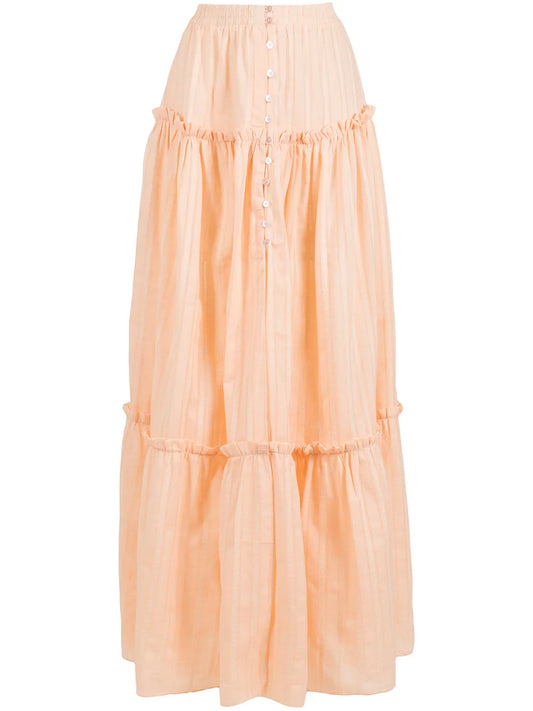 Saia Tiered Maxi Skirt