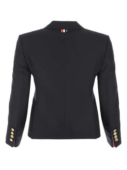 Cropped Single-Breasted Blazer