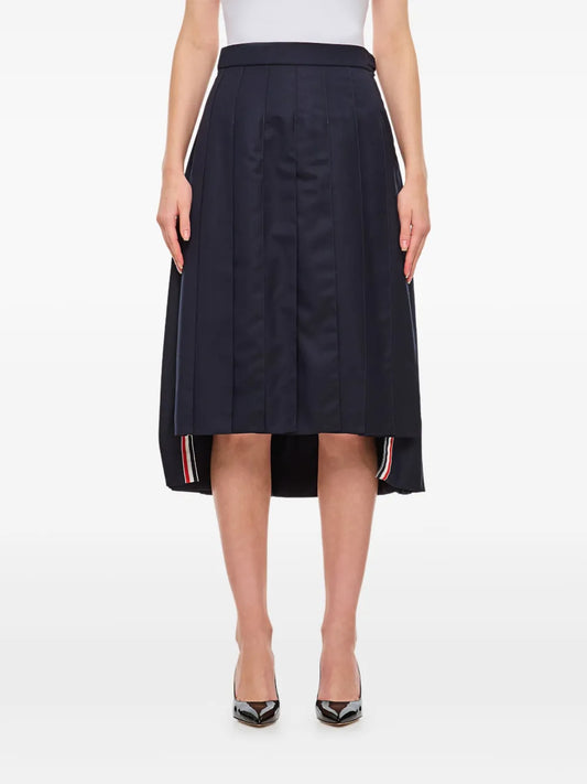 Super 120S Twill Pleated Skirt