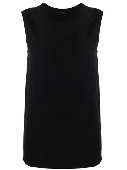 Round Neck Sleeveless Top