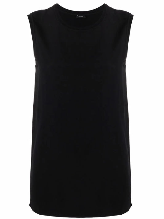 Round Neck Sleeveless Top