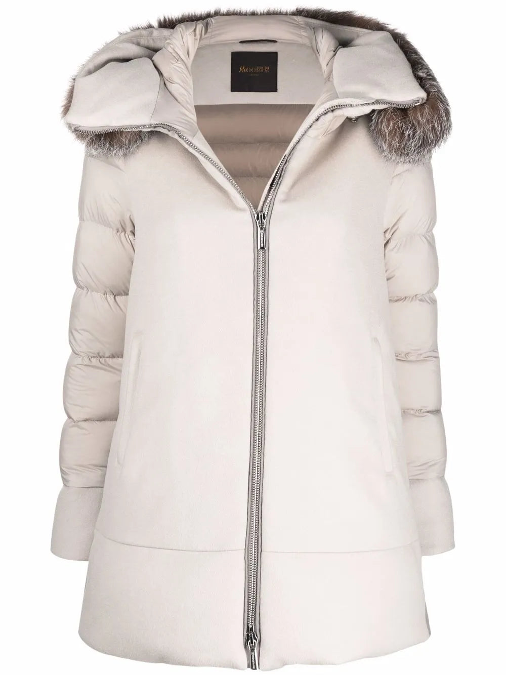 Zip-Fastening Padded Coat