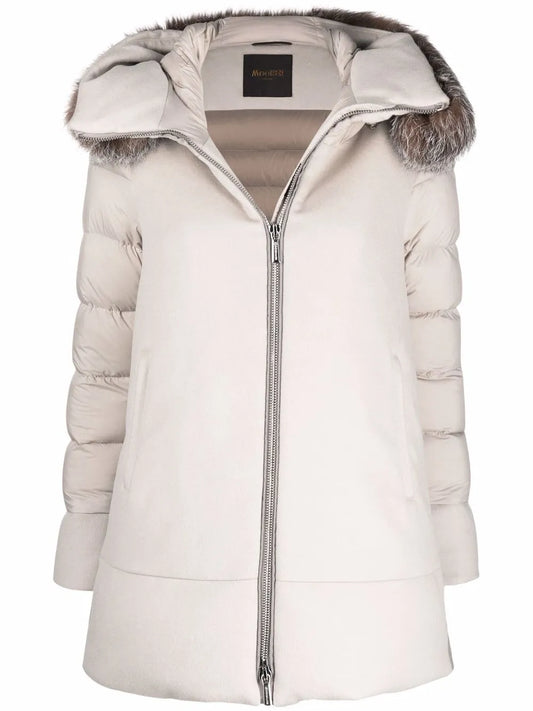 Zip-Fastening Padded Coat