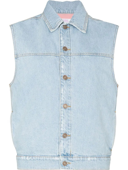 Sleeveless Denim Jacket