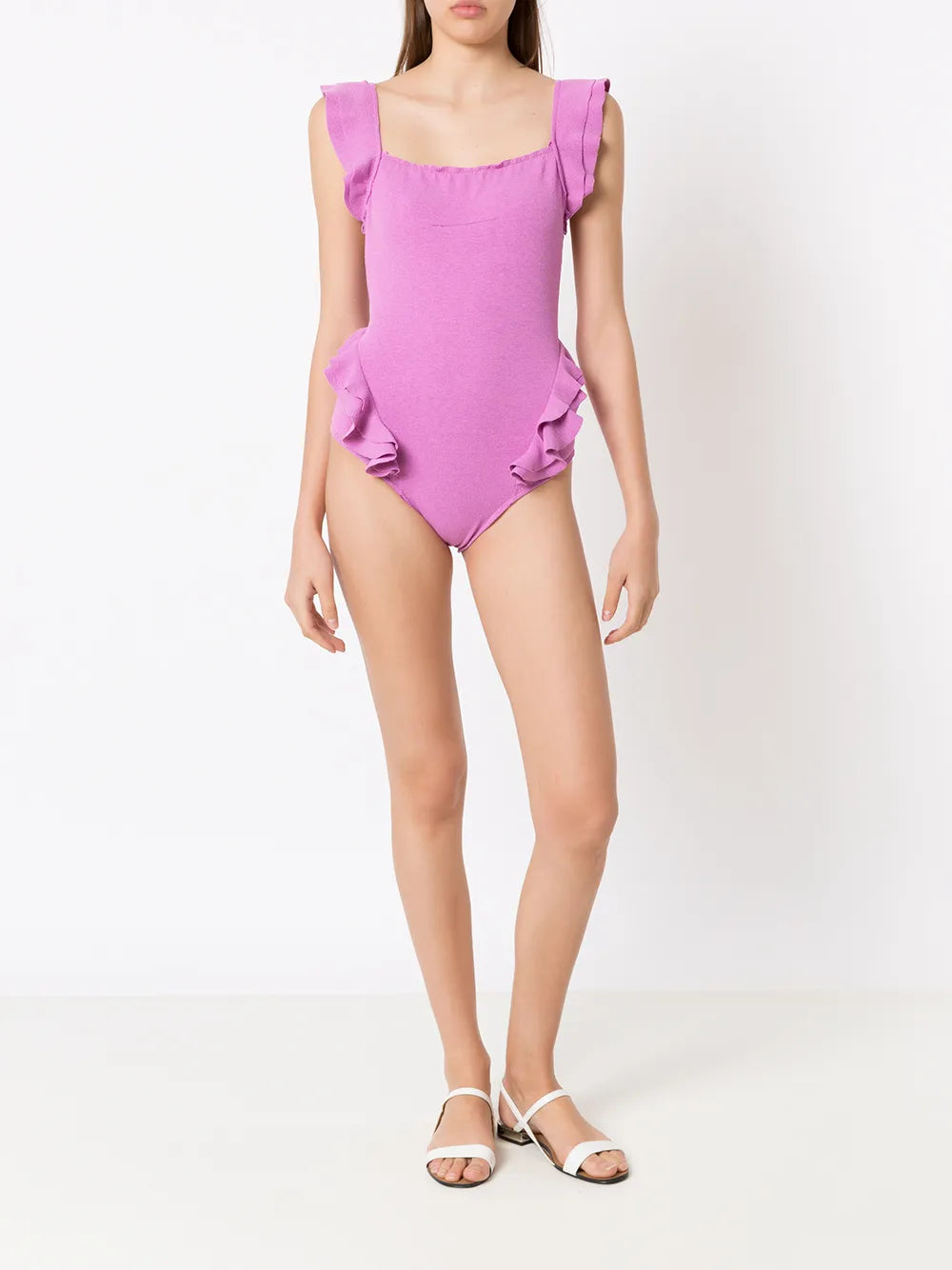 Barbette Ruffle-Embellished Swimsuit
