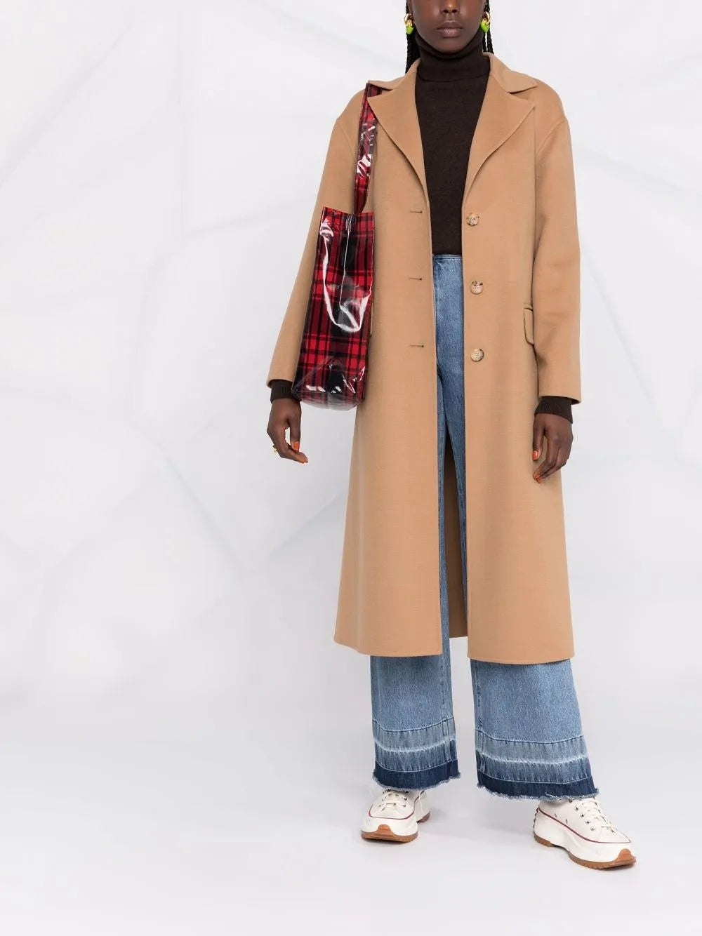 Single-Breasted Tailored Coat