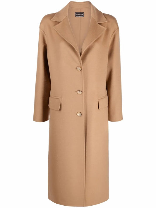 Single-Breasted Tailored Coat