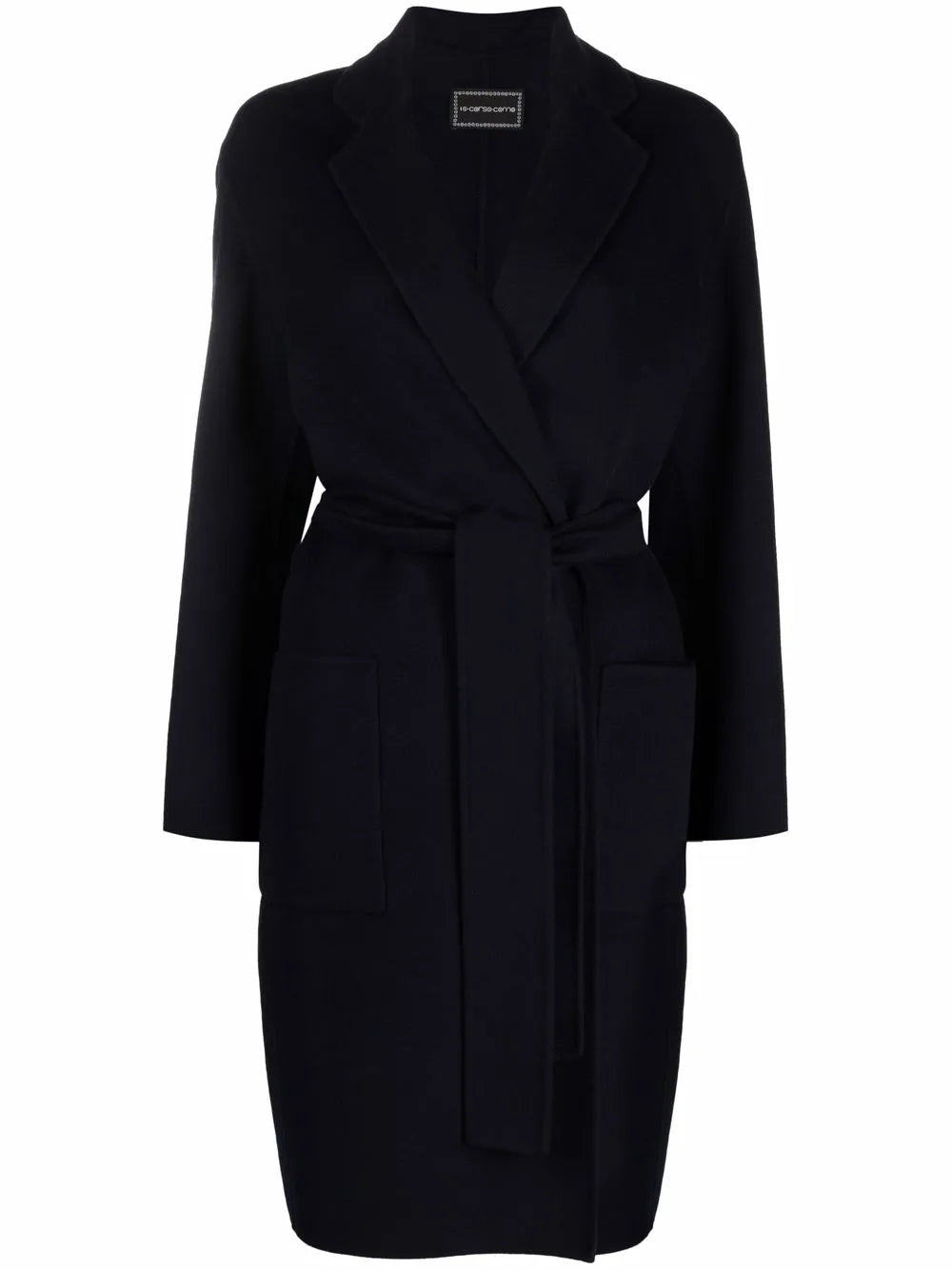 Belted Single-Breasted Coat