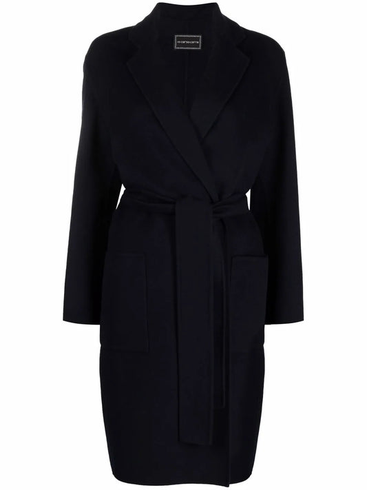 Belted Single-Breasted Coat