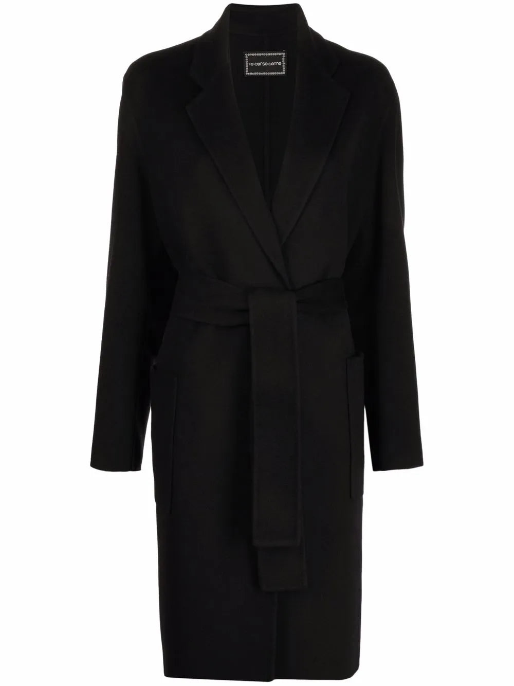 Belted Single-Breasted Coat