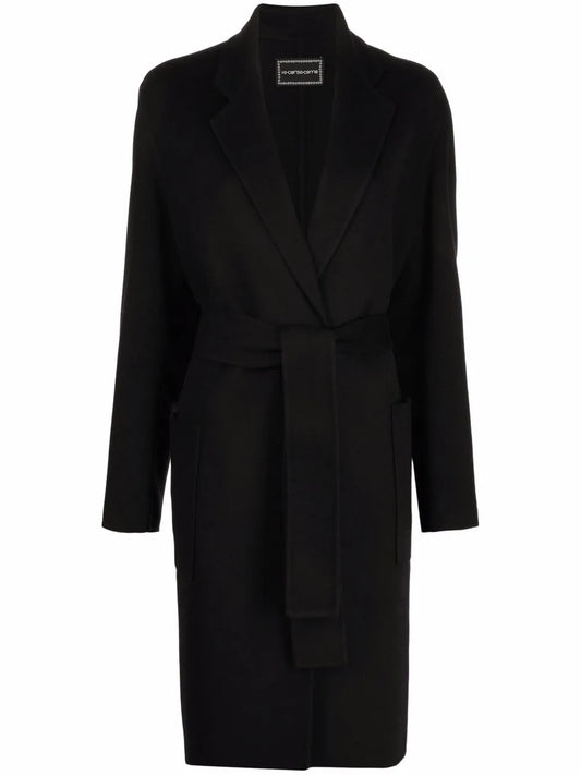 Belted Single-Breasted Coat
