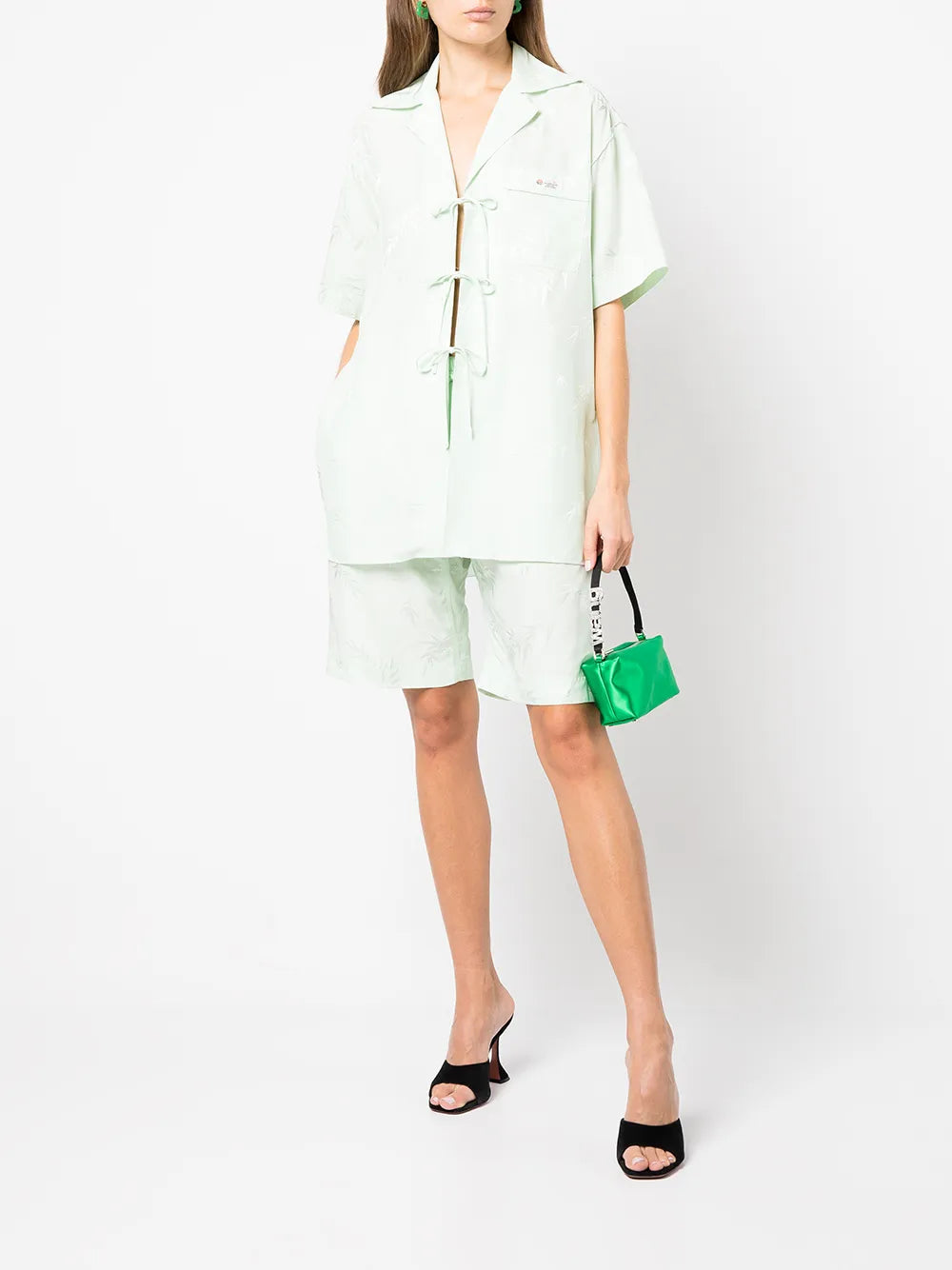 Jacquard Pajama-Style Shirt