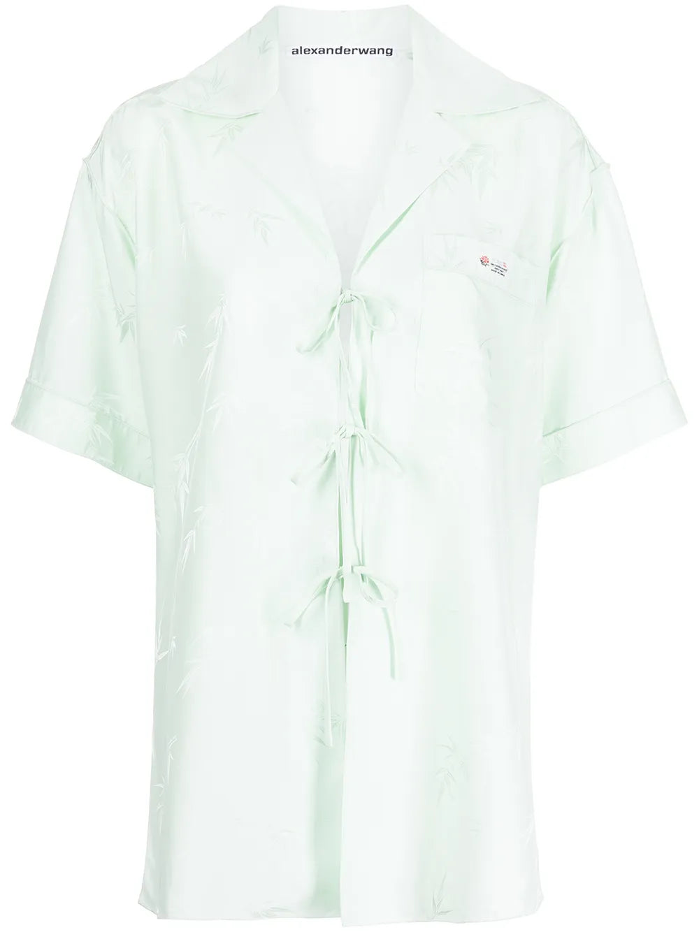 Jacquard Pajama-Style Shirt