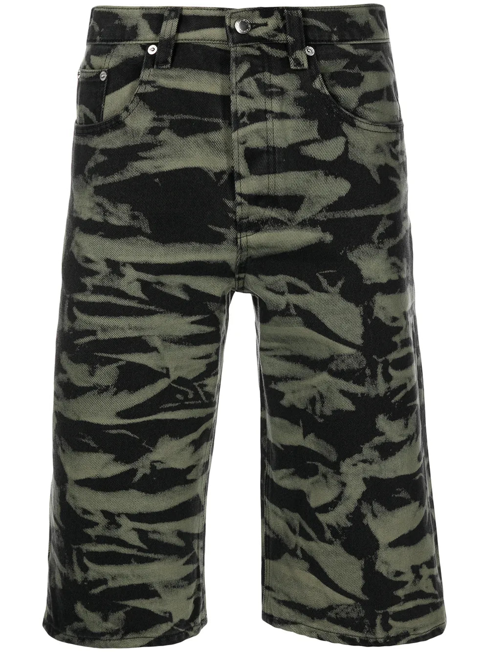Camouflage Knee-Length Shorts
