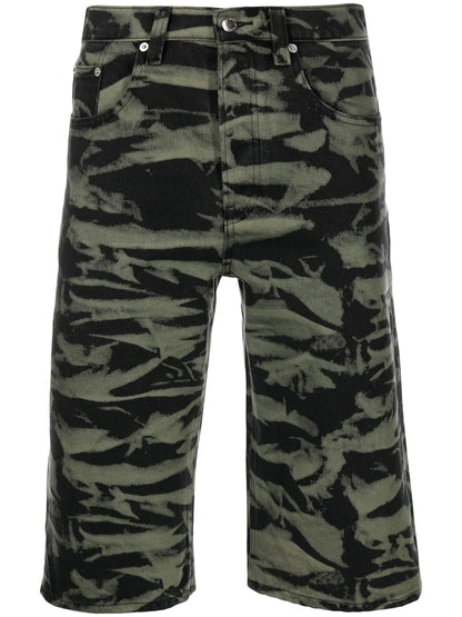 Camouflage Knee-Length Shorts