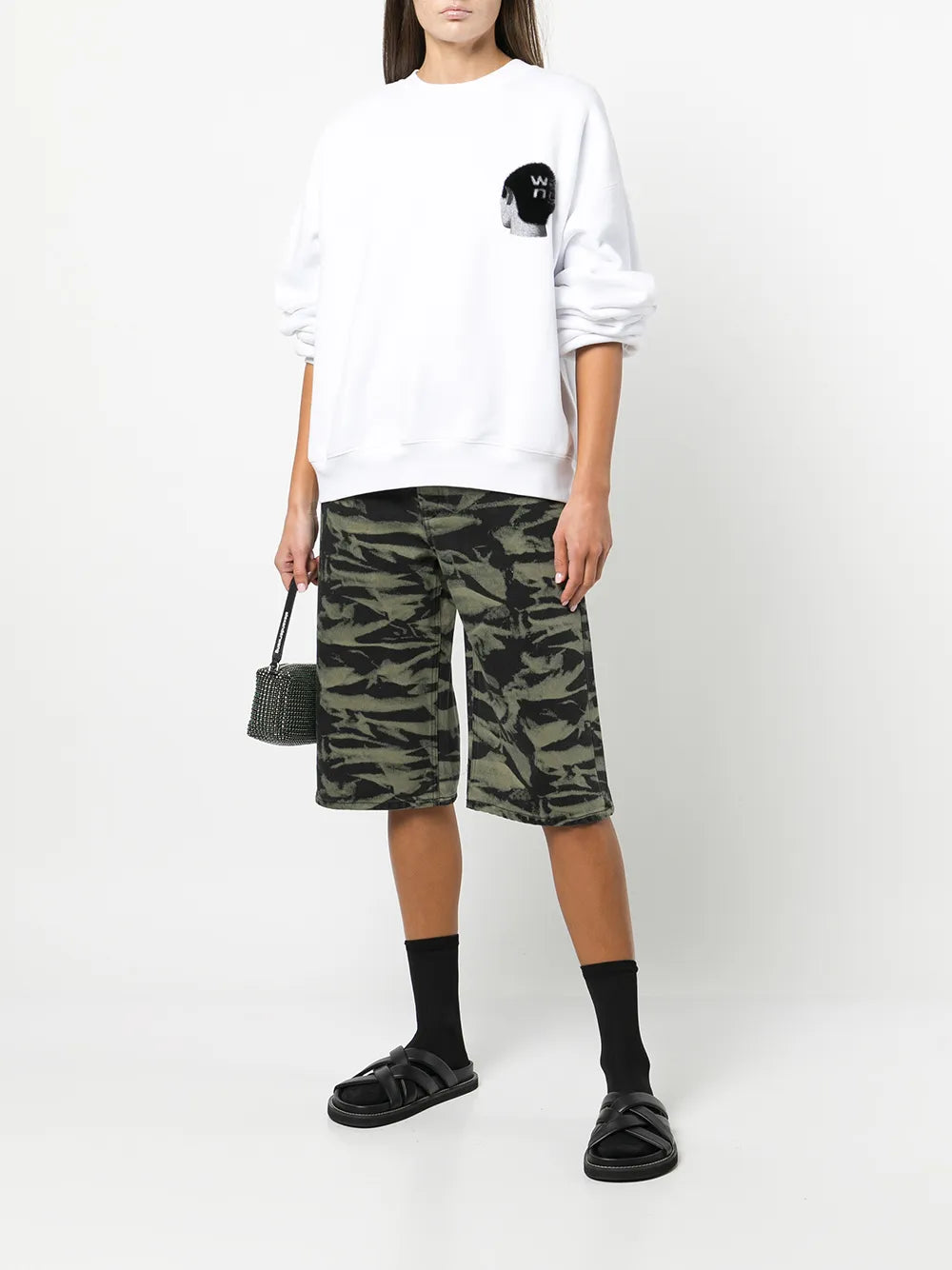 Camouflage Knee-Length Shorts