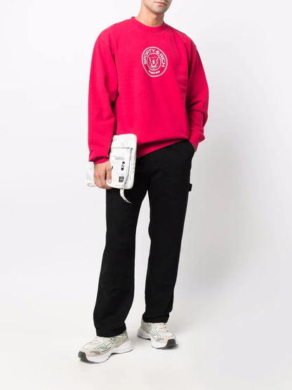 Logo-Patch Wide-Leg Jeans