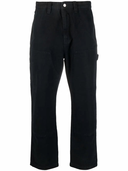 Logo-Patch Wide-Leg Jeans