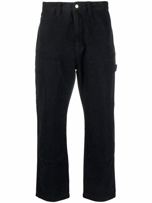 Logo-Patch Wide-Leg Jeans