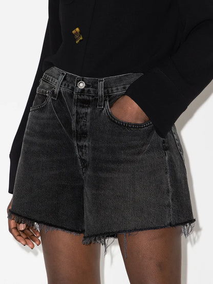Parker Frayed Denim Shorts