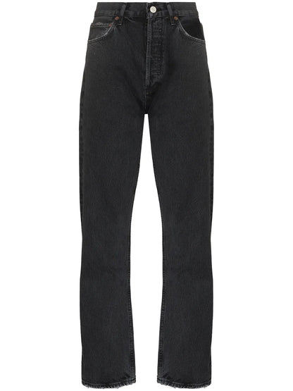 90S Pinch Waist Straight-Leg Jeans