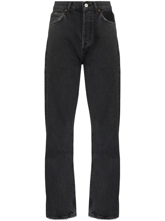 90S Pinch Waist Straight-Leg Jeans