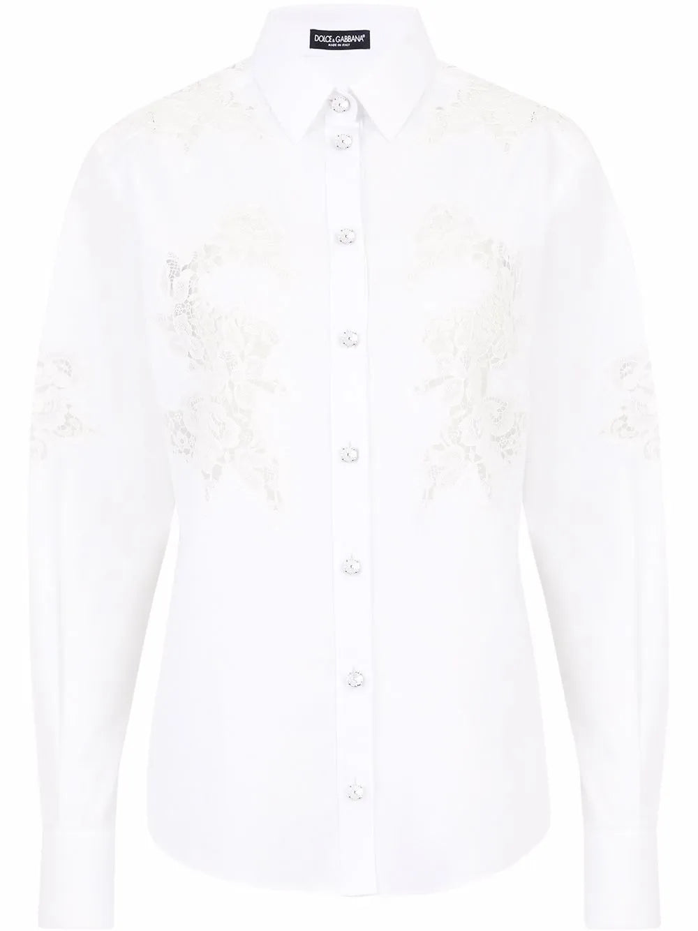 Openwork Poplin Shirt