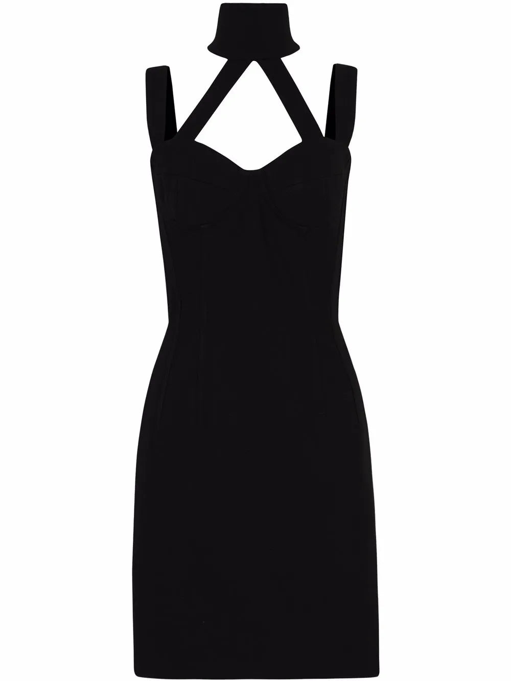 Halterneck Sable Minidress