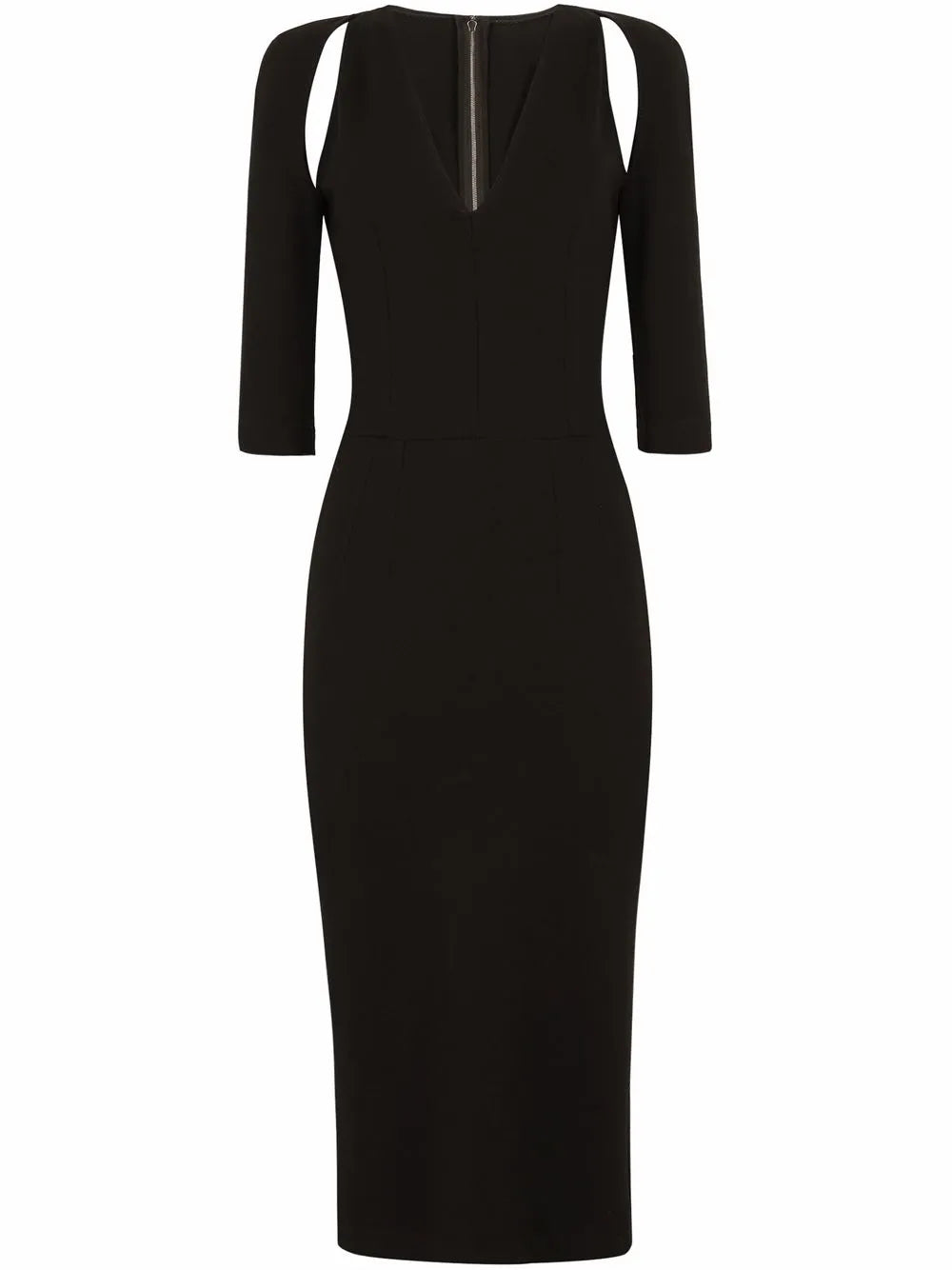 Cut-Out Midi Dress