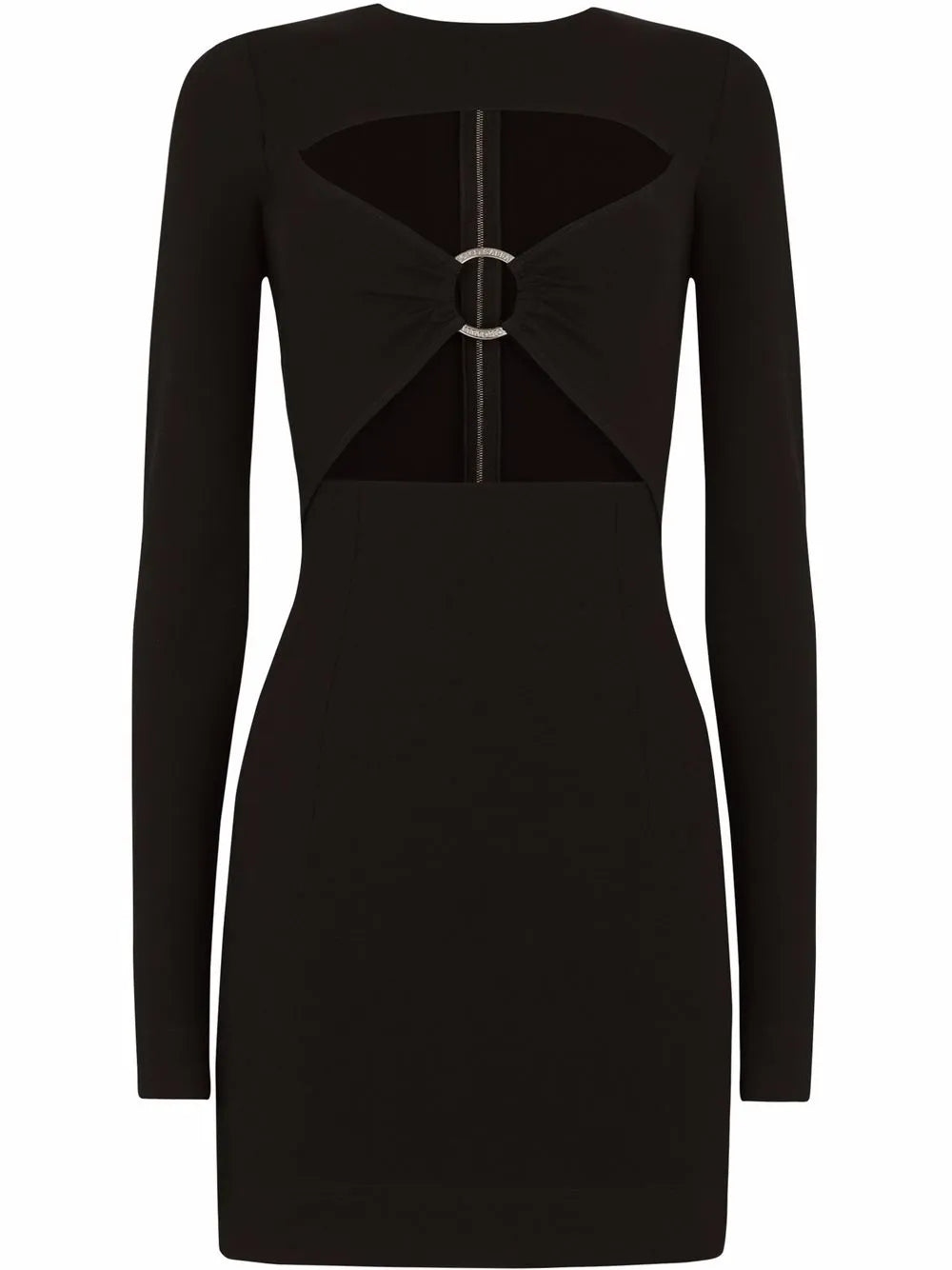 Ring-Detail Cut-Out Minidress