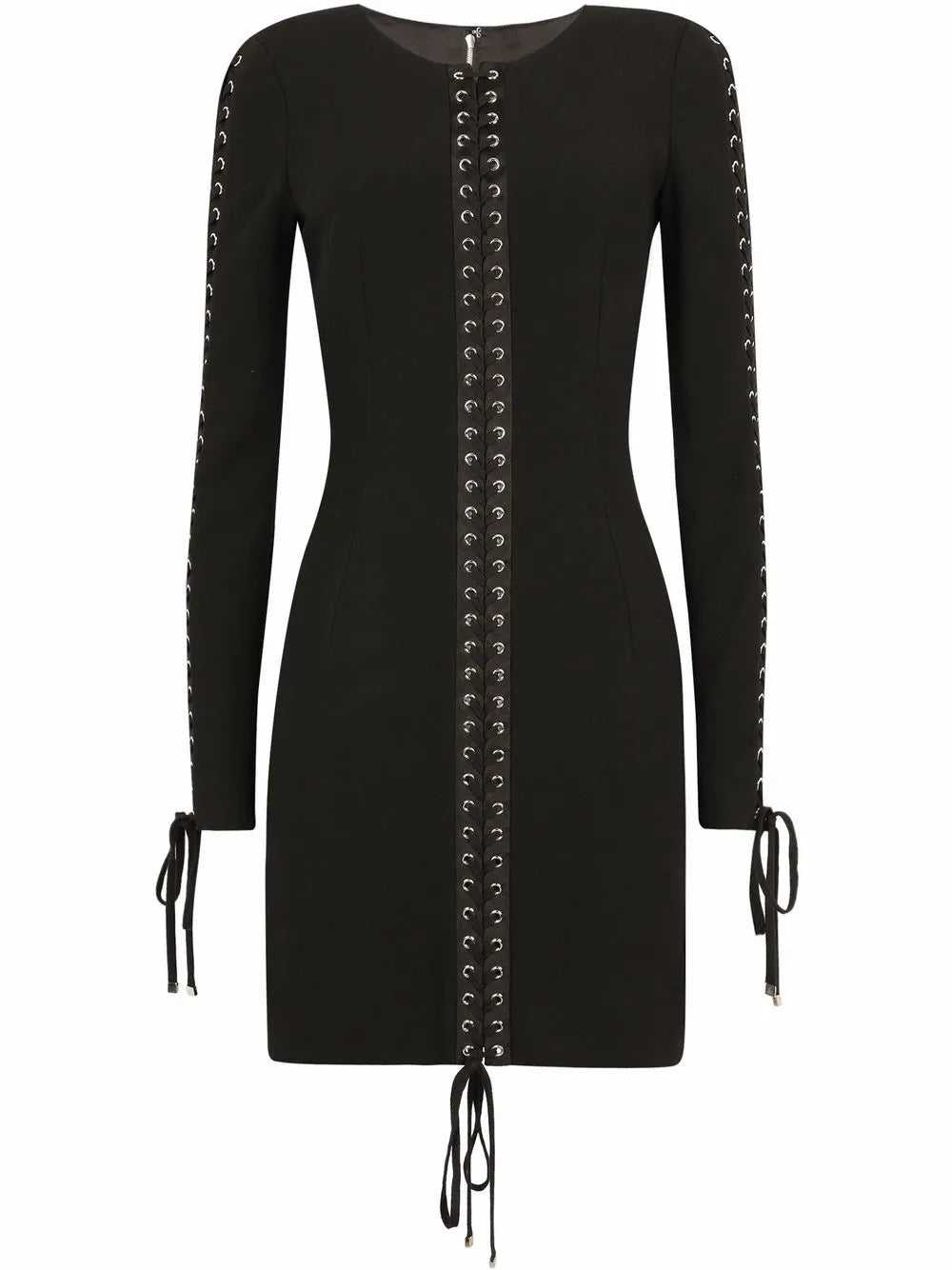 Eyelet-Detail Minidress