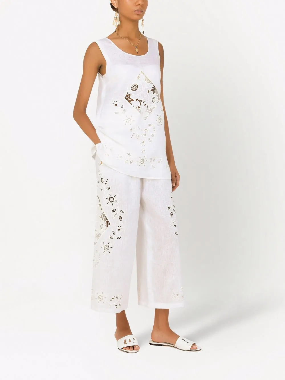 Embroidered Linen Tunic