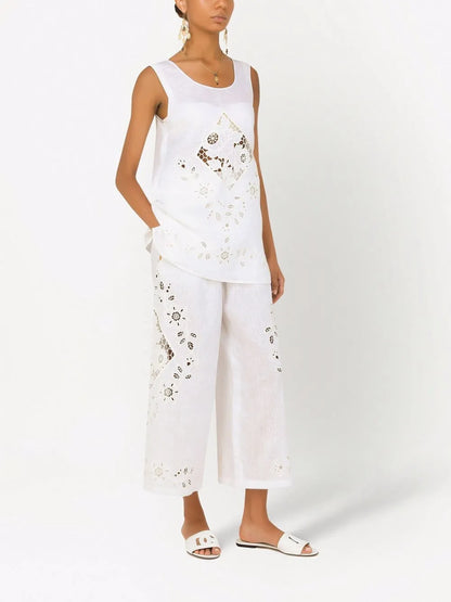 Embroidered Linen Tunic
