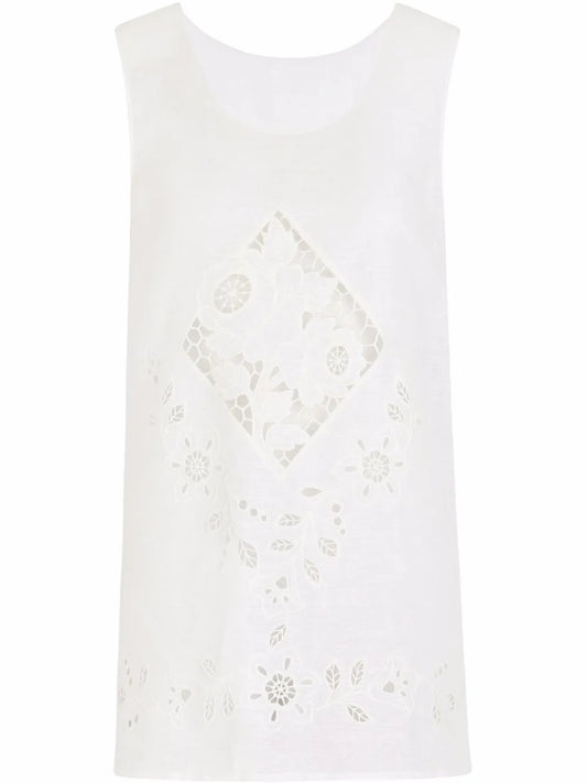 Embroidered Linen Tunic